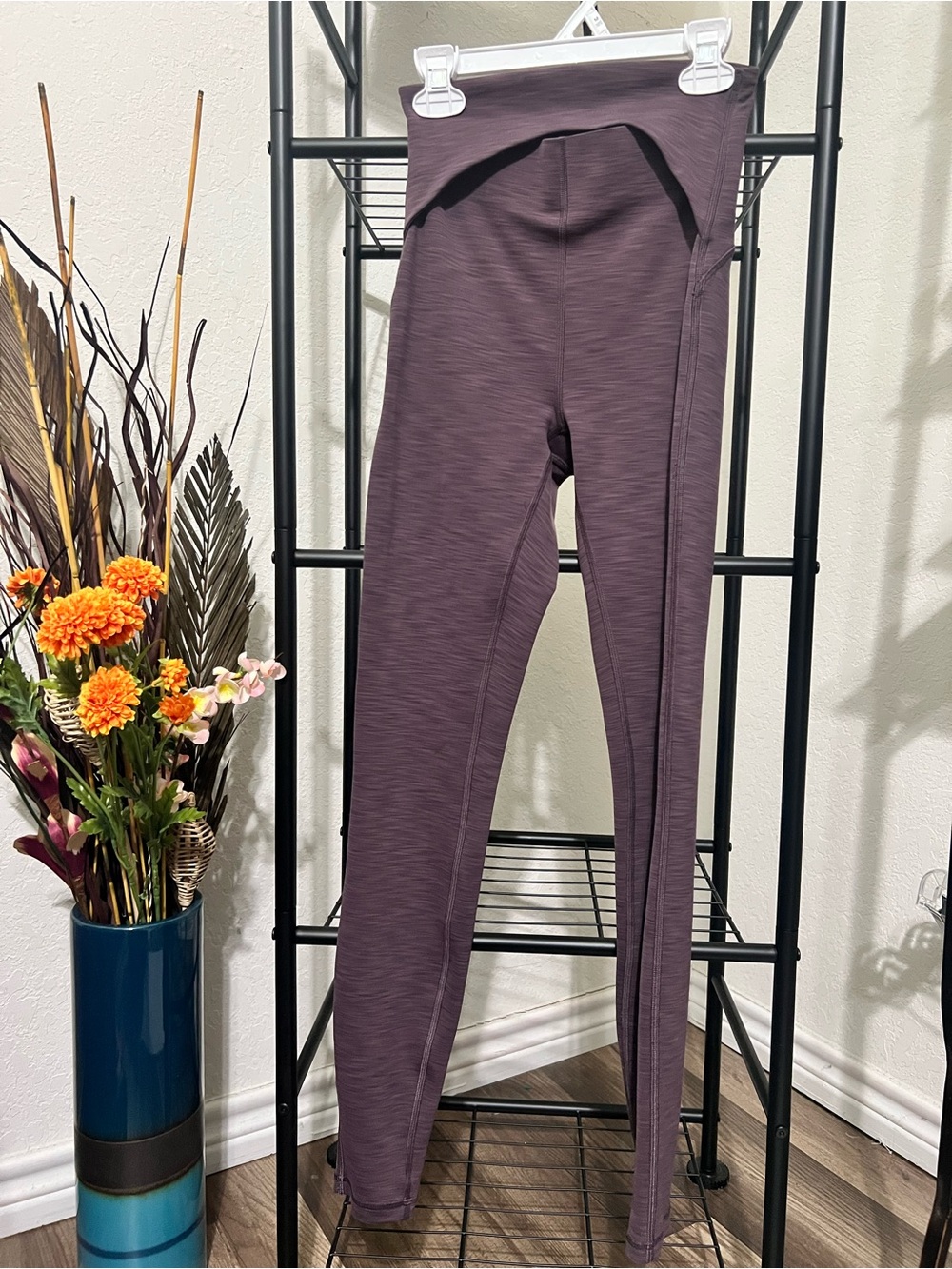 lululemon athletica Plum-Textured High-Rise Leggings